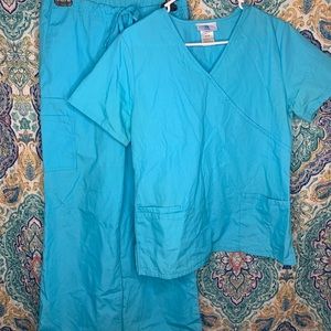 Light blue scrubs